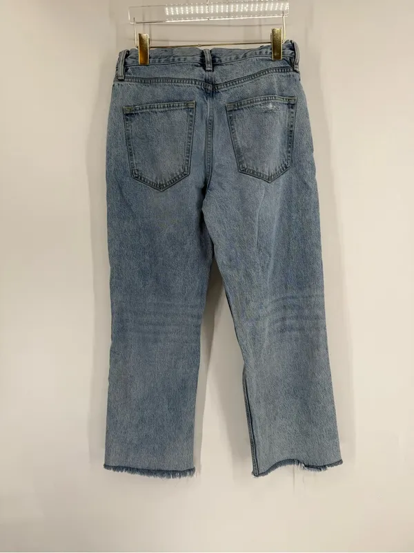 AllSaints April Boys Distressed Ripped Boyfriend Denim Women’s Jean size 27‎ - Image 3