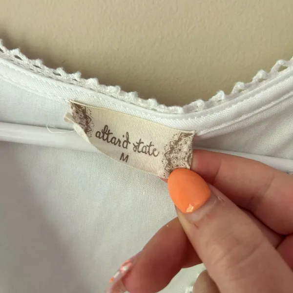 Altard state White Lace Trim Dress - Image 3