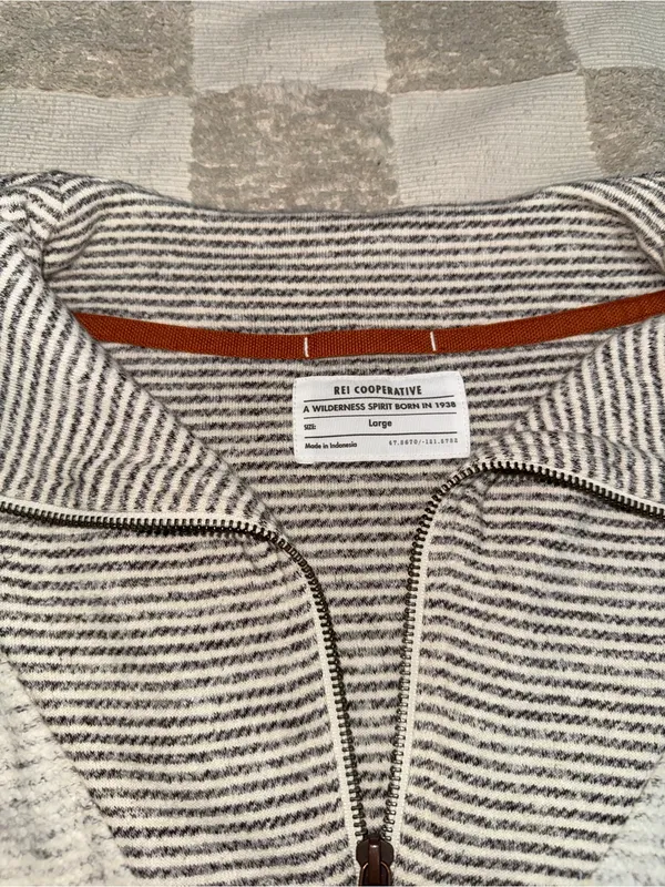 REI Co-Op Rangelands Quarter-Zip Fleece Pullover - Women's size L - Image 2