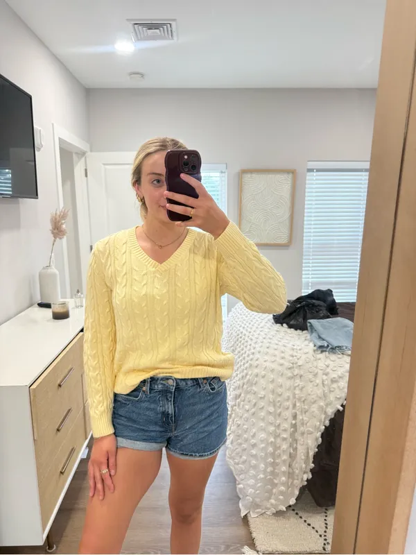 croft and barrow knit sweater M - Image 4