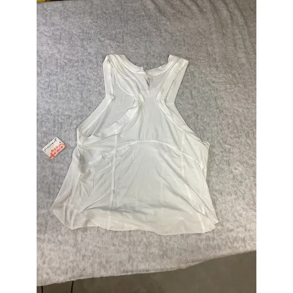 FP Movement Free People Happiness Runs Tank Top White OB1964105 Womens Large - Image 2