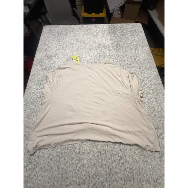 All in Motion Women's Light Beige Twist Front Long Sleeve‎ Top 3X NWT - Image 4