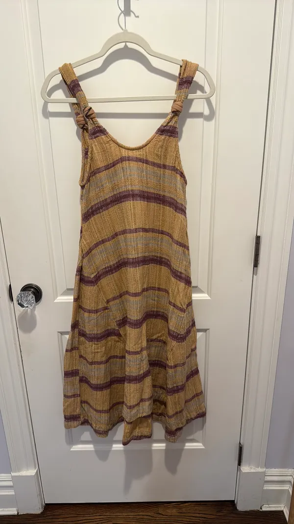 Free People Harper Striped Midi Dress size XS - Image 2