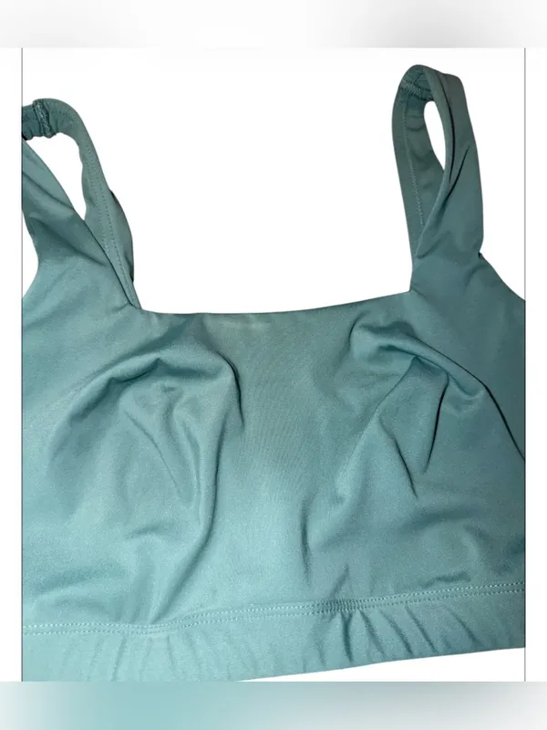 YITTY Dusty Sage Square-Neck Sports Bralette - Image 2