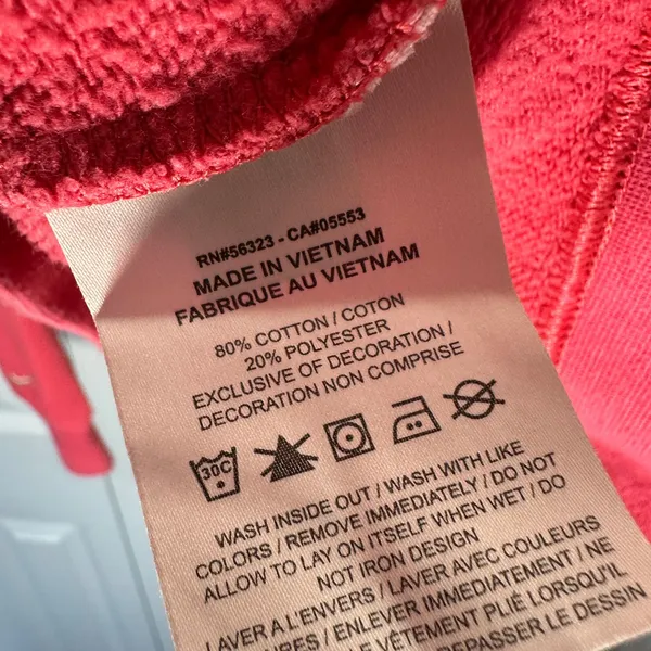 Nike Sweatshirt Womens M Pink Graphic EST 1972 Collegiate Crewneck Pullover - Image 7