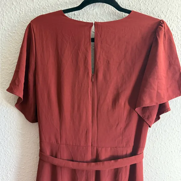 Gilli Brown Jumpsuit with Wide Leg Design Size L - Image 9