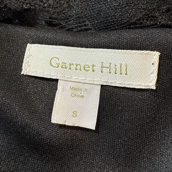 Garnet‎ Hill Babydoll Dress S Sheer Lace Overlay Bow Tie Whimsigoth Dark Fairy - Image 11