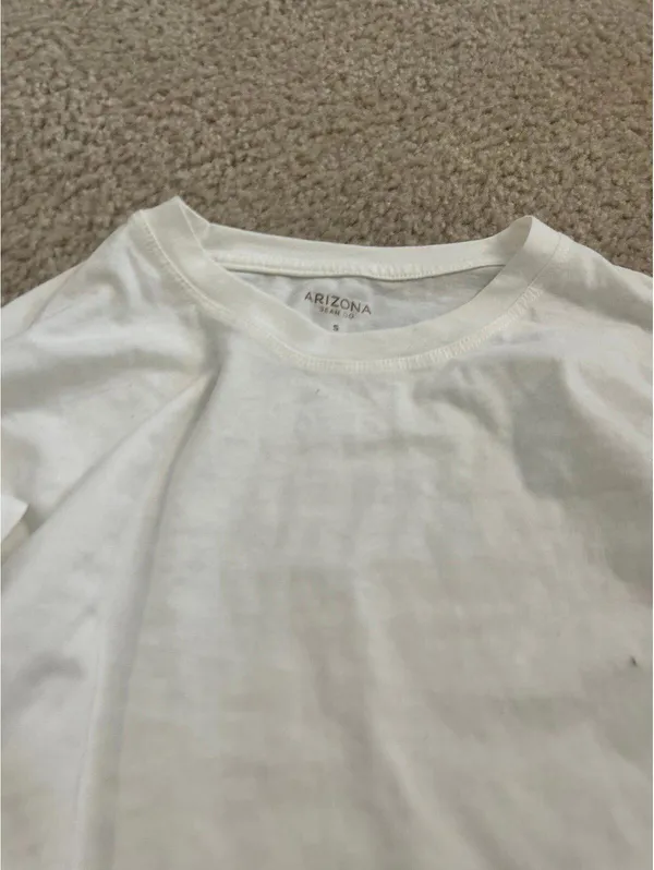 Junior woman crop top ab70 small size white long sleeve - Image 6