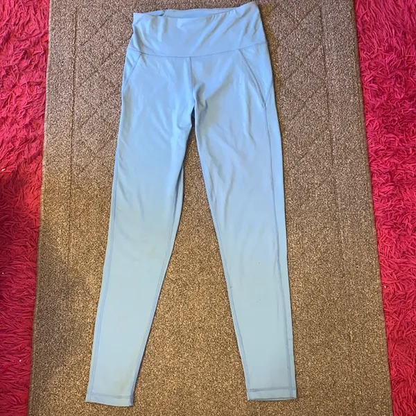 Charlotte Russe Refuge Blue Exercise Skinny Leggings - Image 5