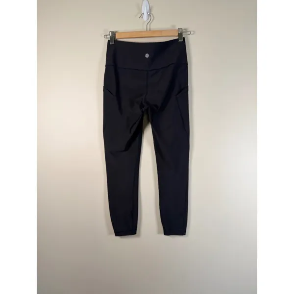 Athleta Interval Stash 7/8 Tight Black High Rise Leggings 821389-03 Small - Image 5