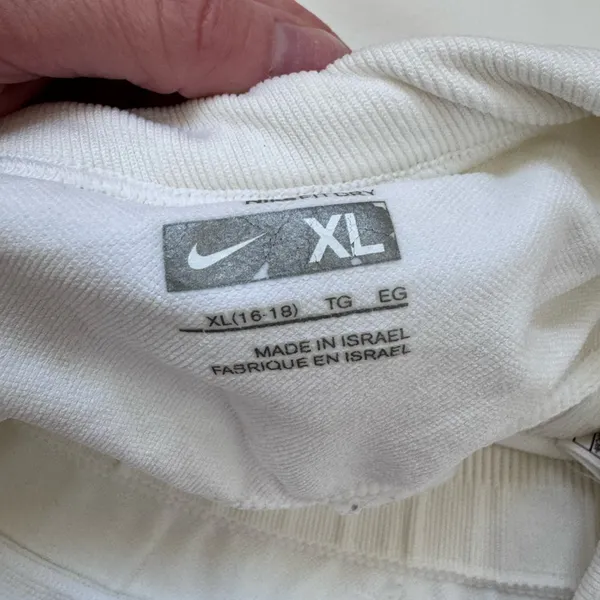 Nike Tennis Running Golf Athletic Top Cross Back Top White Size XL Never Worn - Image 6