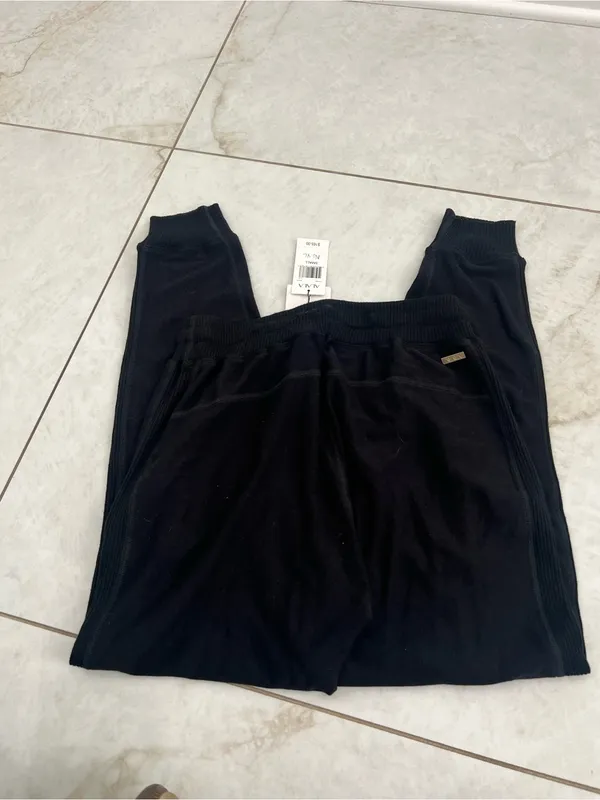 NWT ALALA Black Soft Knit Athletic Joggers Size Small $165 - Image 4