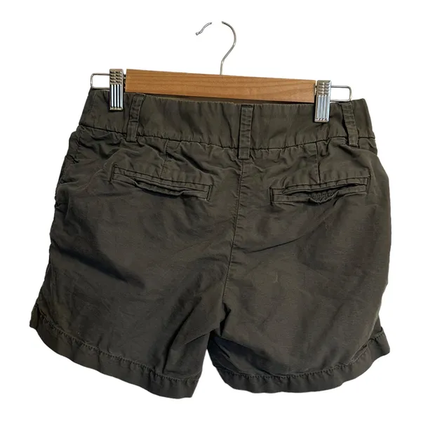 J. Crew Dark Gray Chino Shorts Size 00 - Image 4