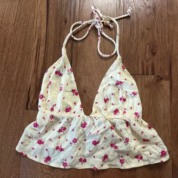 Garage Halter Tank Top Cropped - Image 3