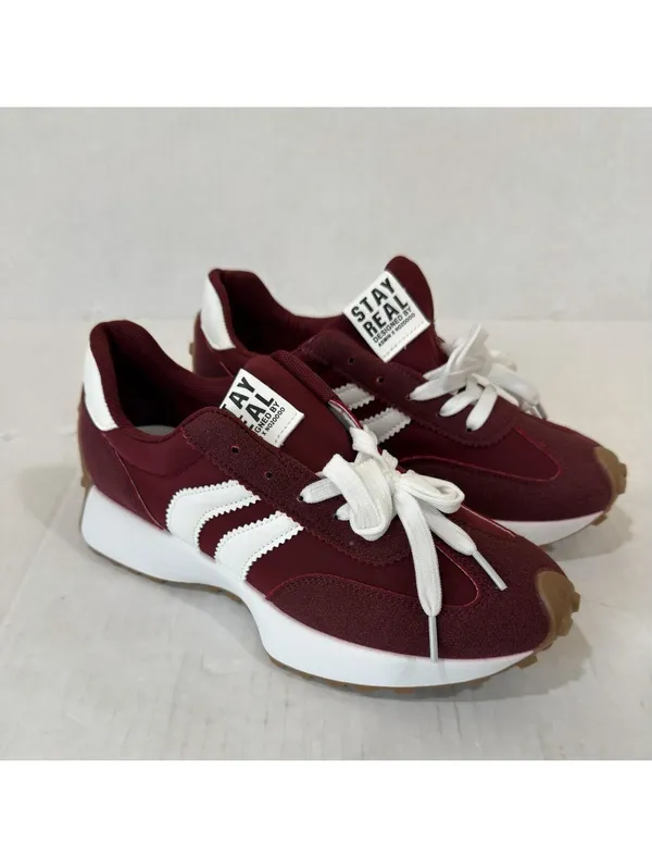 Size 8 Stay Real Lace-up Sneakers Women's Casual sport shoes - Image 5