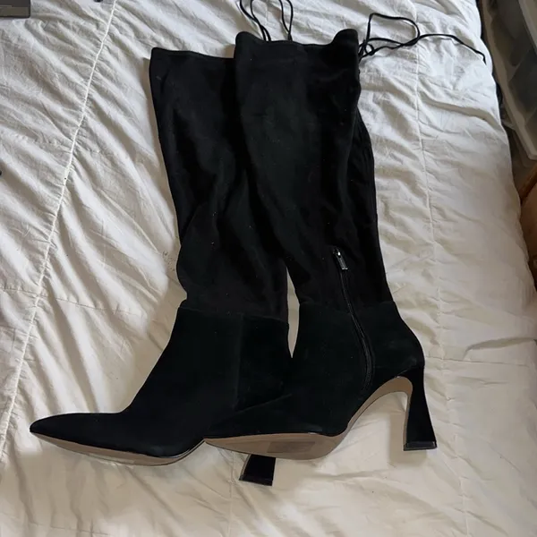 Vince Camuto Taplana Womens Faux Suede Pointed Toe Over-The-Knee Boots 9 40 - Image 6