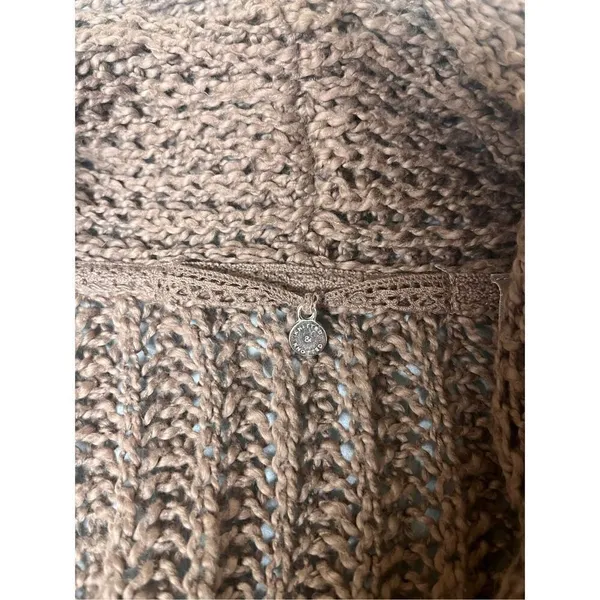 Anthropologie sweater by Knitted & Knotted brown sz Medium - Image 3