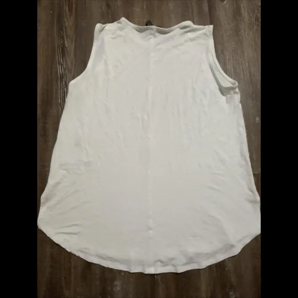 Eileen Fisher White Basic Quiet Luxury Designer Oversized‎ Stretchy Tank XXS - Image 10