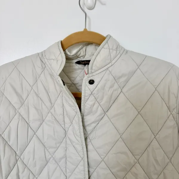 Barbour Rae Loch Quilted Jacket Sz 14 US Women’s Lightweight Summer Tartan - Image 2
