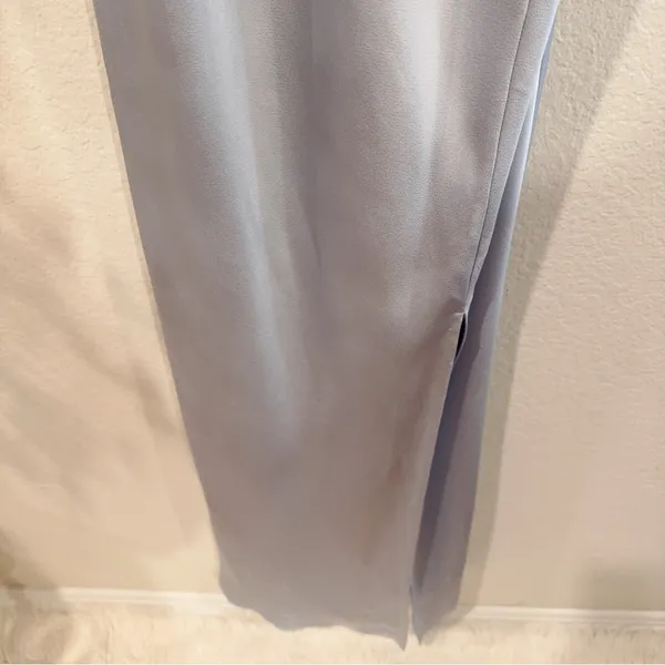 ASTR the Label Satin Bow Midi Dress Ice Blue Size XS NWT - Image 7