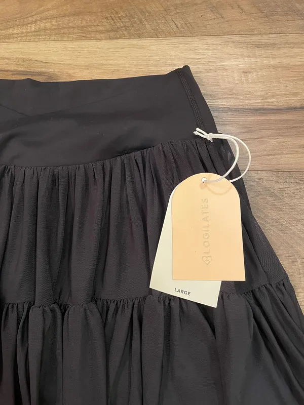 NWT! Blogilates Viral Taylor Swift Popflex Ballerina Skirt Skort Black Large NEW - Image 4