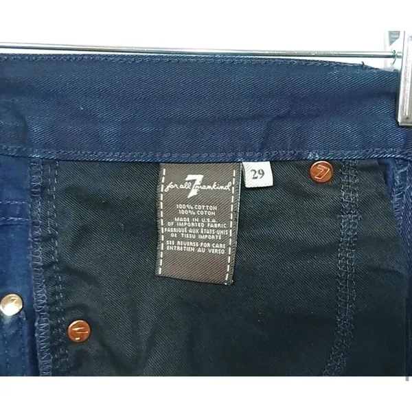 Seven 7 For all Mankind Slimmy Dark Wash Jeans 29 29” inseam - Image 4