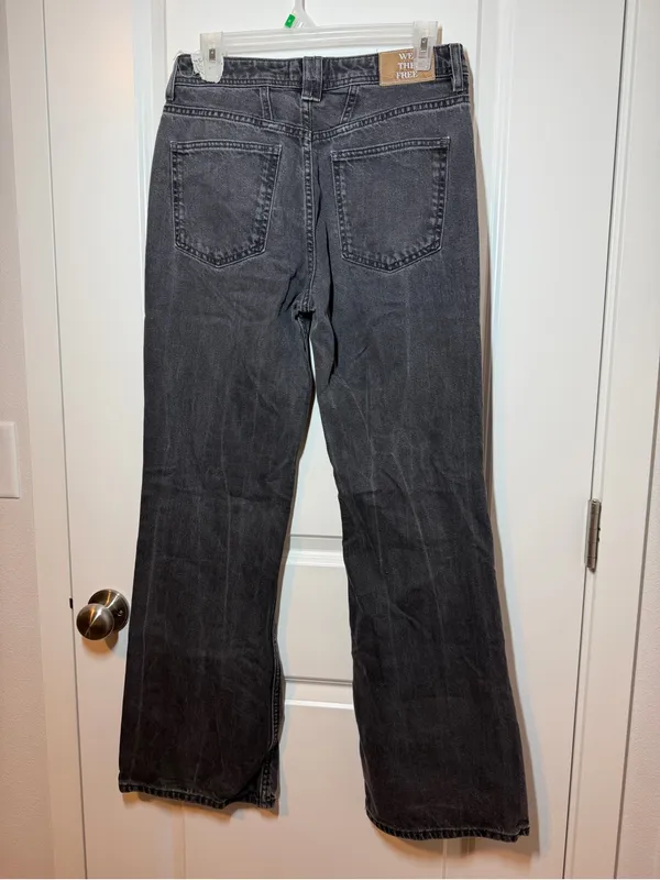 We The Free Ava High Rise Baggy Jeans in Washed Black - Image 8