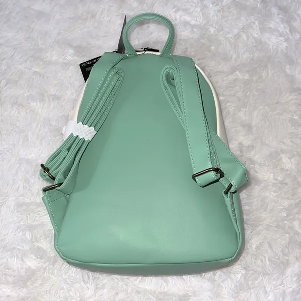 Loungefly x Disney Mini Backpack Thumper Forest Color Cream & Green NWT - Image 5