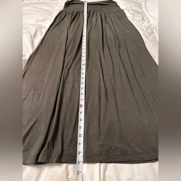 Rohb by Joyce Azria Olive Green Maxi Skirt - NWT - Size L - Image 9