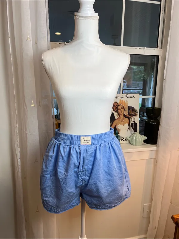 We The Free Light Blue day to day solid boxers size small. - Image 2