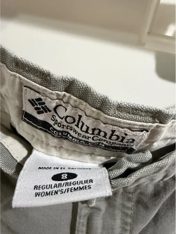 Columbia Women's Regular Fit Outdoor Pants Size 8 Gray - Image 4