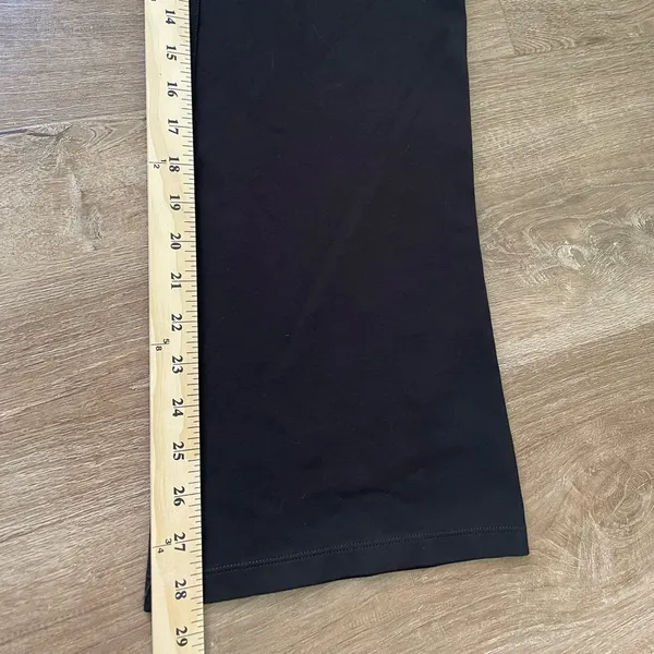 Betabrand Classic Dress Pants Yoga Pants Bootcut Black ~ Women’s Size L Petite - Image 12