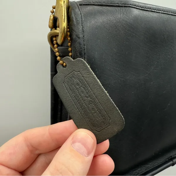 Vintage Coach Bonnie Cashin Era‎ Convertible Black Crossbody Wristlet Bag - Image 3