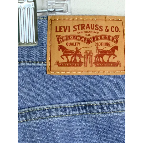Levi's 311 Shaping Skinny Sz 34 Medium Wash Blue Stretch Denim Jeans Classic - Image 4