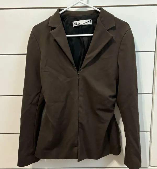 Zara Brown Blazer - Image 2