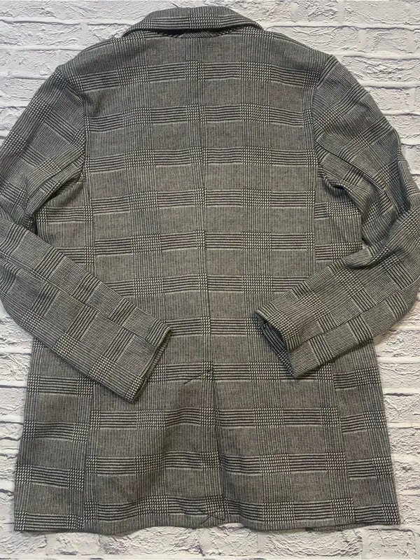 NWOT Old Navy Gray Glen Plaid‎ Open-Front Blazer - Image 4