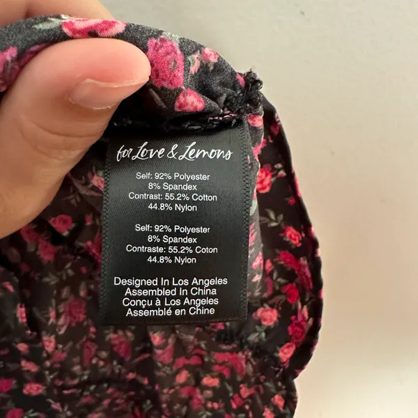 For Love & Lemons - Black Melrose Cocktail Satin Bodycon Mini Dress - Image 10