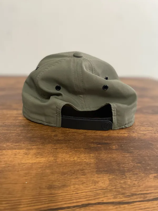 Topspin Olive Green Men's Baseball Cap - Image 2