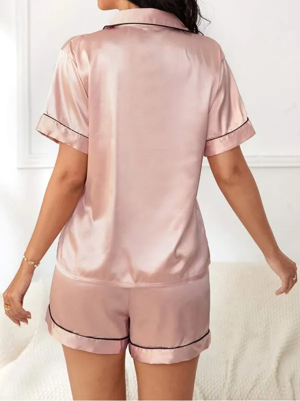 SHEIN Satin Pajama Set - Image 2