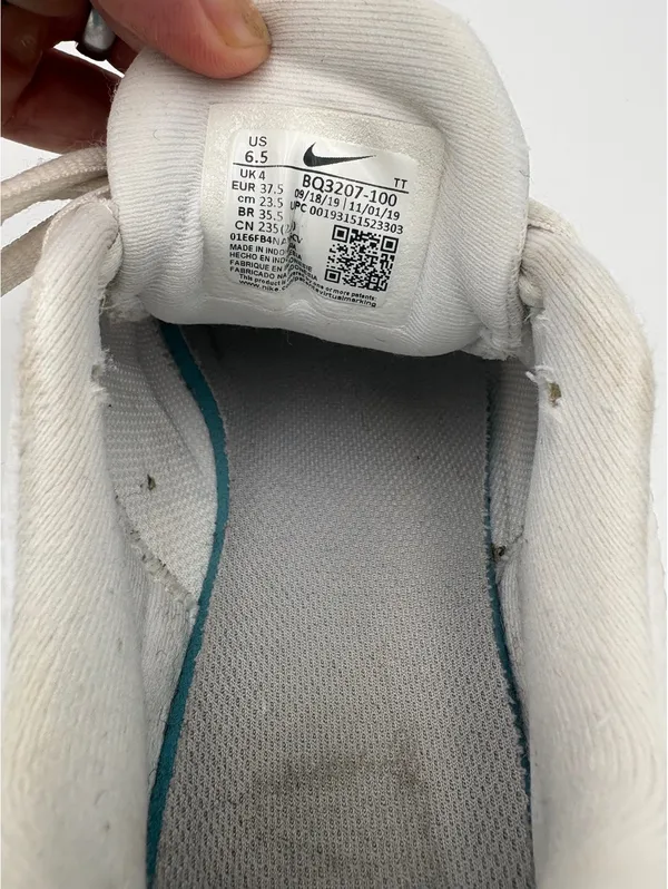 Nike Revolution 5 Woman’s 6.5 White and Gray Running Shoes Nike Sneakers - Image 9