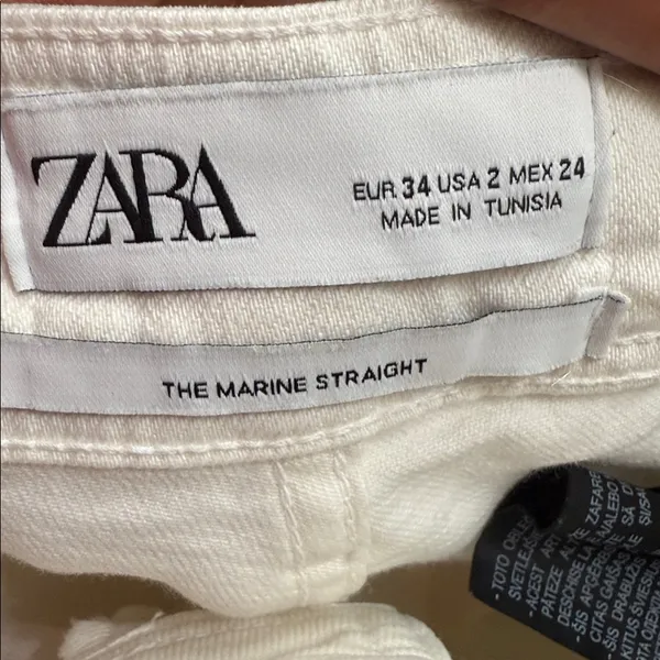 ZARA Wide-Leg Marine Jeans - Image 6