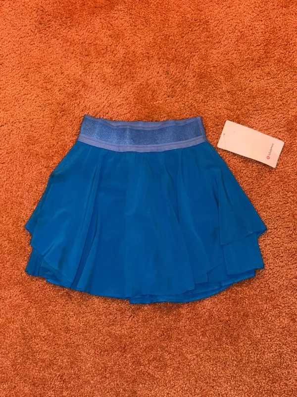 NEW NWT Lululemon Court Rival High Rise Skirt Long 15" Poolside Lined Shorts 0 - Image 9