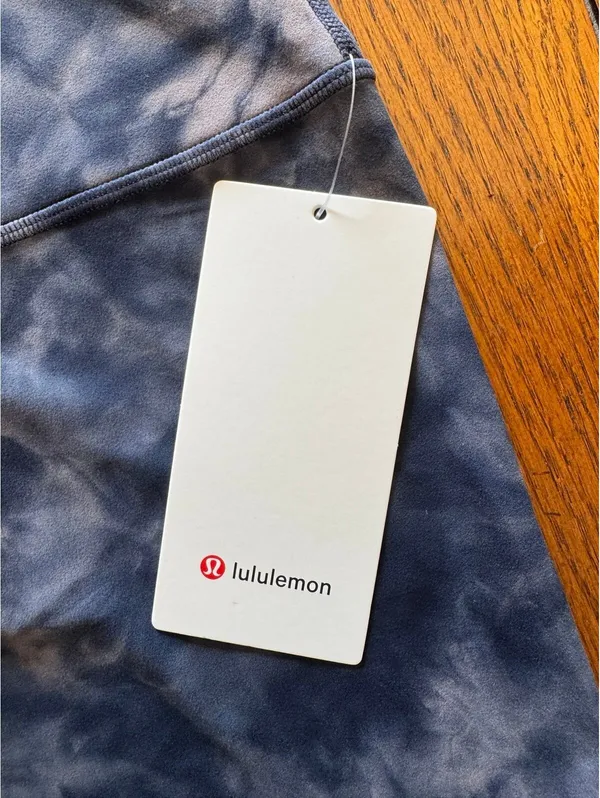 Lululemon Align High Rise 25” Diamond Dye Lunar Rock True Navy DD5R Size 14 NWT - Image 5