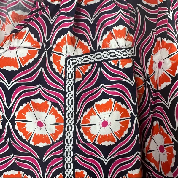crown & ivy Vibrant Pink and Orange Blouse - Image 3