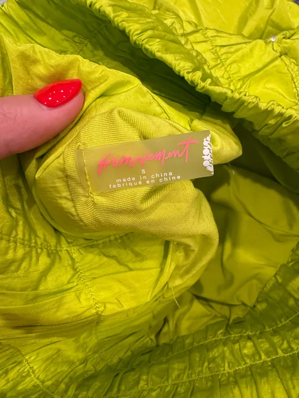 Green Free People Movement The Way Home Skort Small - Image 3