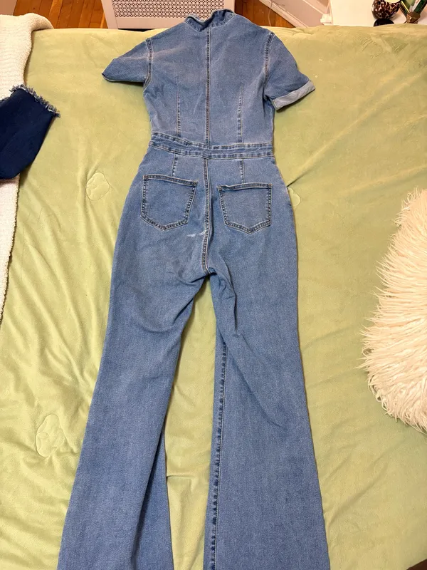 Jean zip up set Blue Size 2 - Image 3