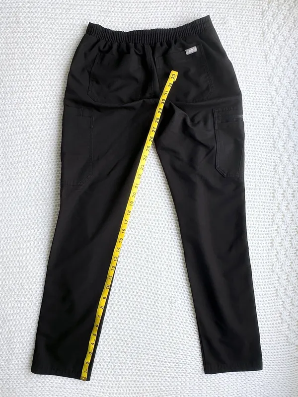 FIGS Yola High-Rise Slim Scrub Pant - Black - XS - Image 12