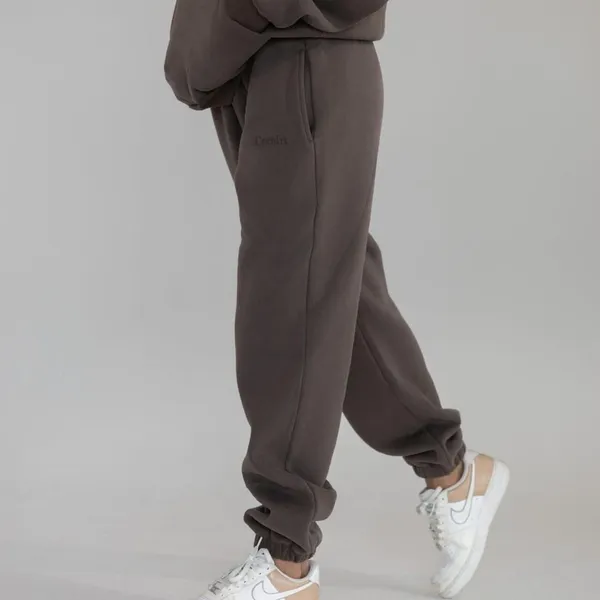 Comfrt Women's Brown Joggers - Image 2