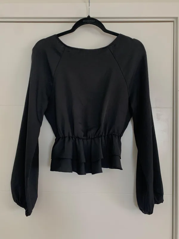 Express Black Long Sleeve Blouse - Image 6