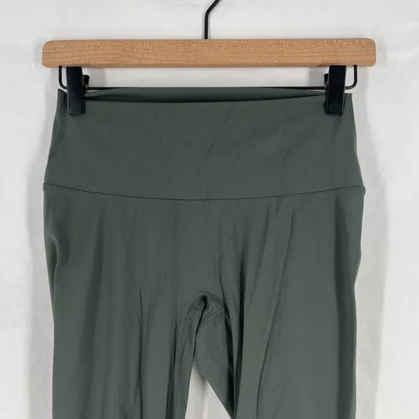Lavento Yoga Legging Womens L/8 Green Buttery Soft Mid‎ Rise High Waist Workout - Image 2